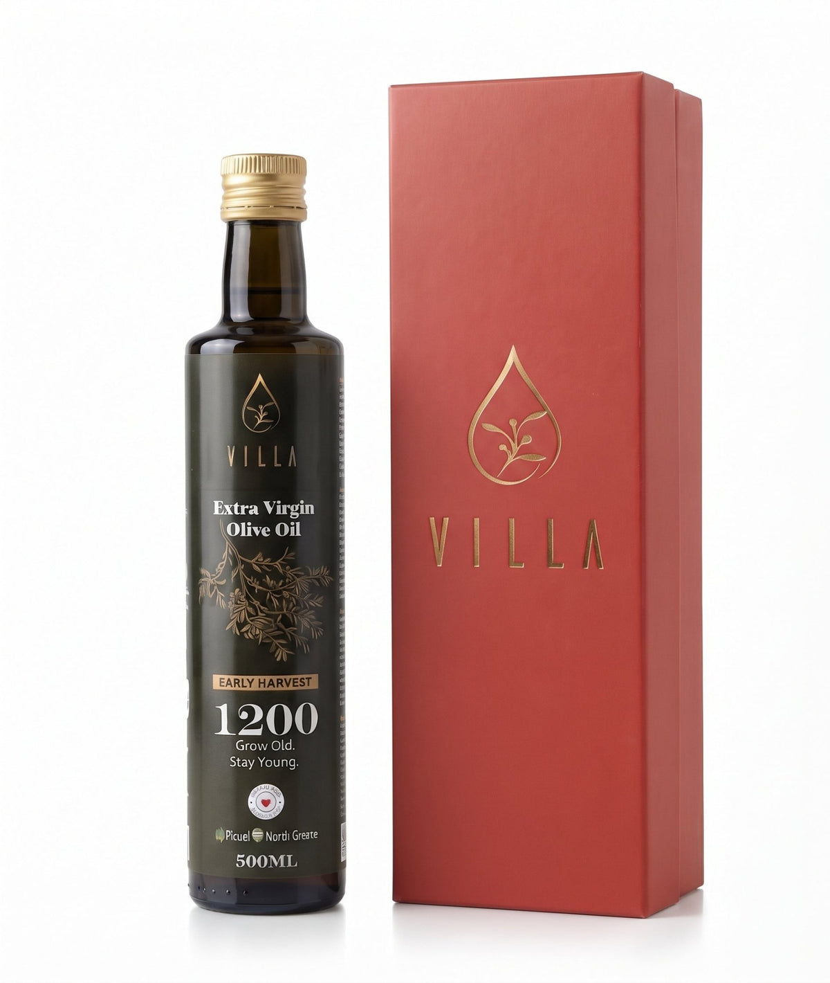 VILLA EH1200 Polyfenolrijke Olijfolie - VILLA-EVOO