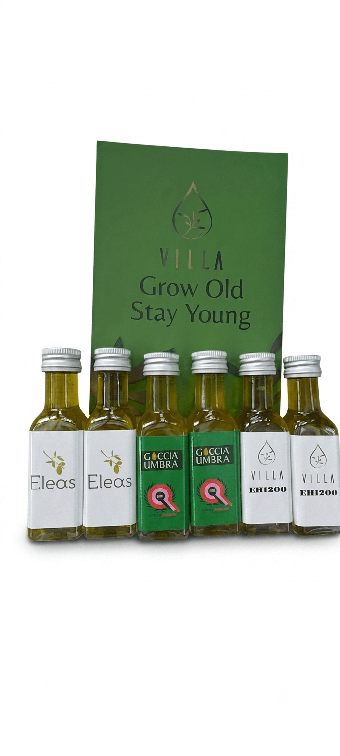Tasting Set - proef de lekkerste olijfolies - VILLA-EVOO