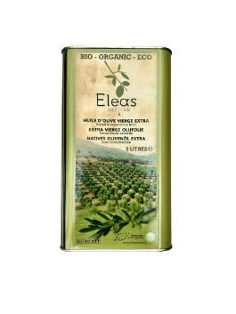 Eleas 3 L - Biologische Extra Vergine Olijfolie - ambachtelijk, erg lekker, goed voor milieu - VILLA - EVOO