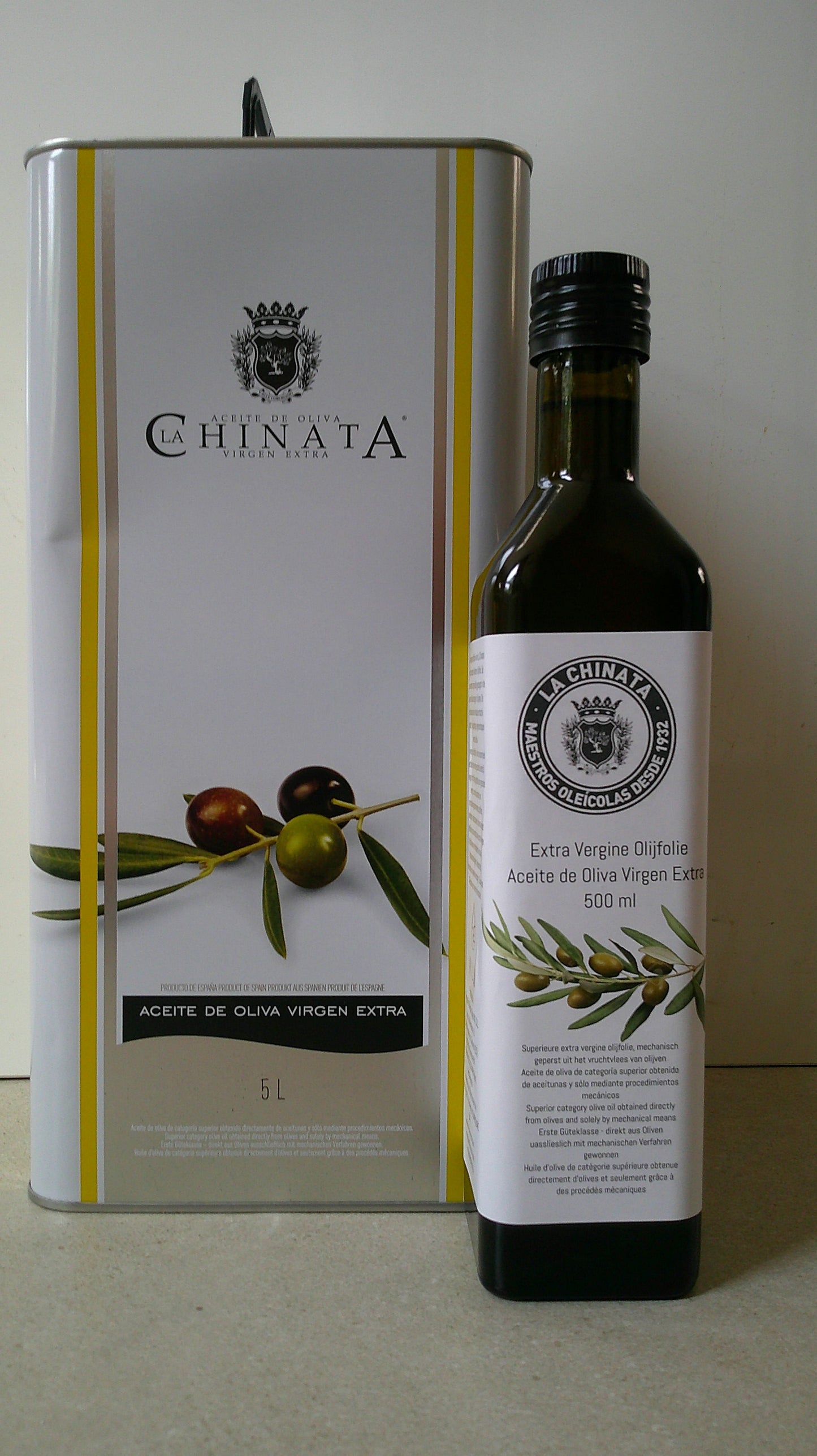 La Chinata - 5 litri di delizioso e vellutato olio d'oliva spagnolo