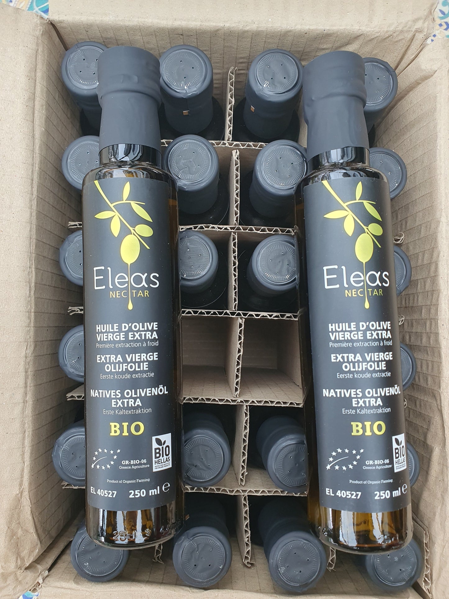 Eleas tafelmodel 250ml biologische extra vergine olijfolie