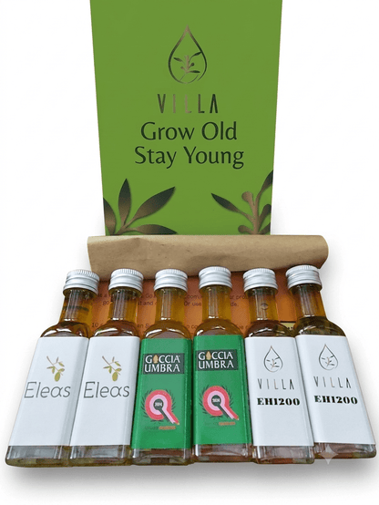 Tasting Set - proef de lekkerste olijfolies - VILLA-EVOO