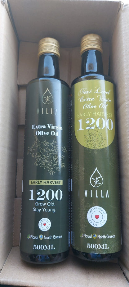 Label change over EH1200 - VILLA-EVOO