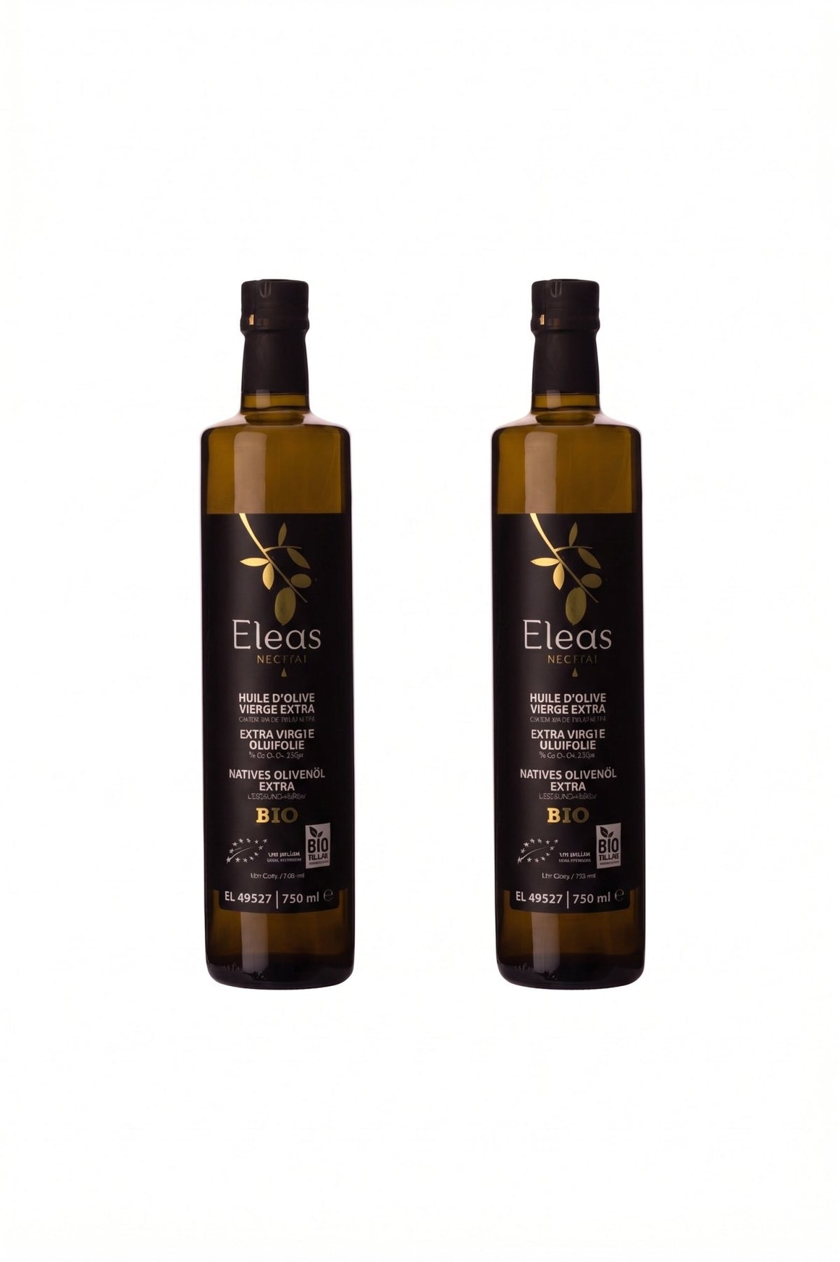 Eleas 750 ml - Biologische Extra Vergine Olijfolie - VILLA-EVOO