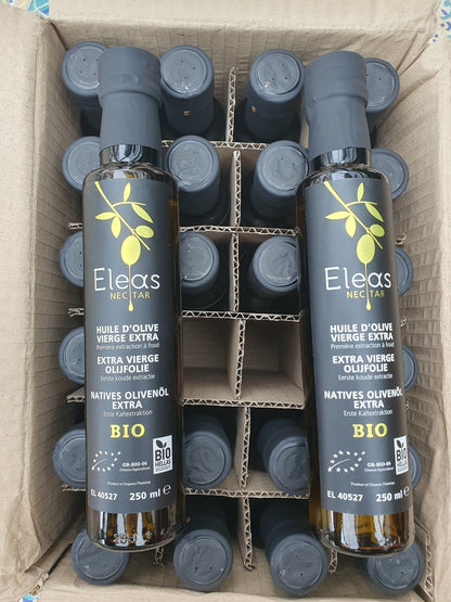 Eleas tafelmodel 250ml biologische extra vergine olijfolie - VILLA - EVOO