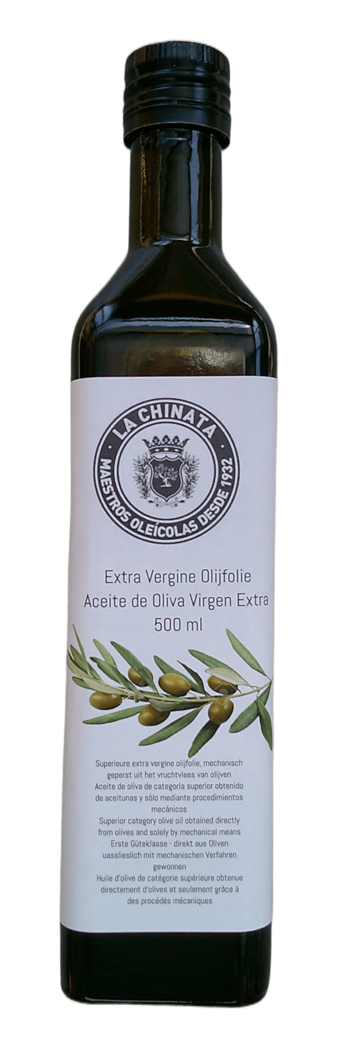 500ml bottle La Chinata, Spanish AOVE